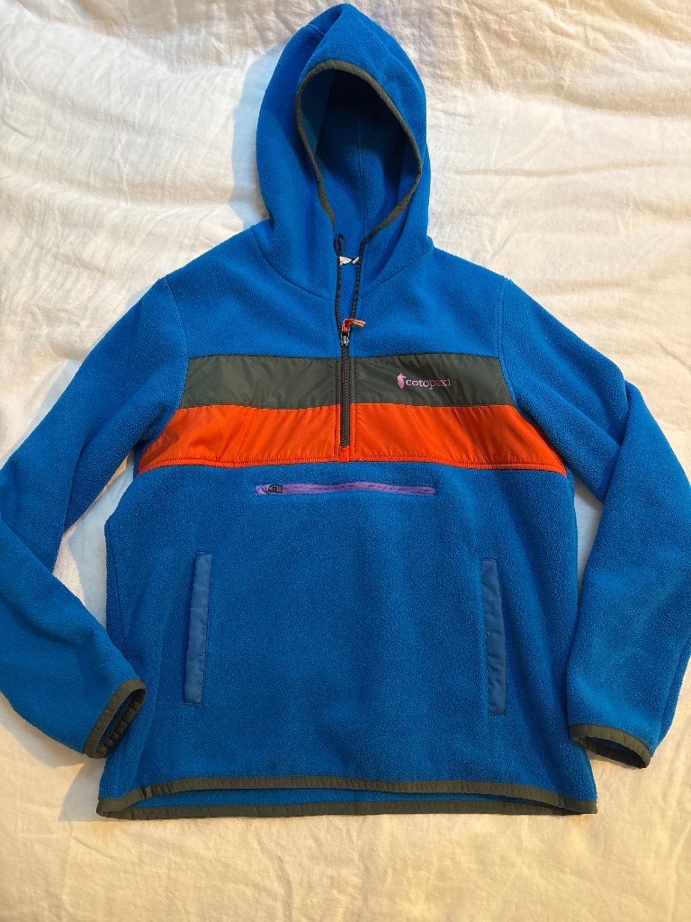 Fleece 1/4 Zip Hooded Pullover